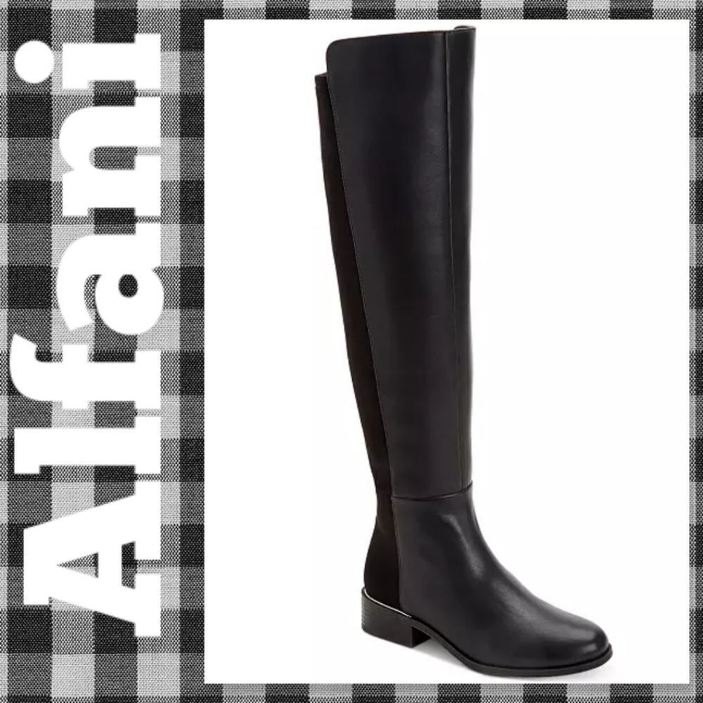 NIB Alfani Women's Ludlowe Over-The-Knee Boots, Created for Macy's